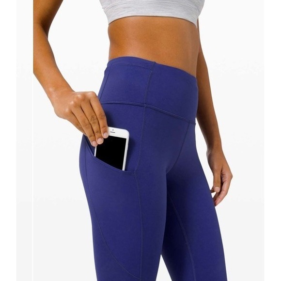 Lululemon Women's Fast and Free HR Tight 28"Size 2 Larkspur NWT - Picture 6 of 9